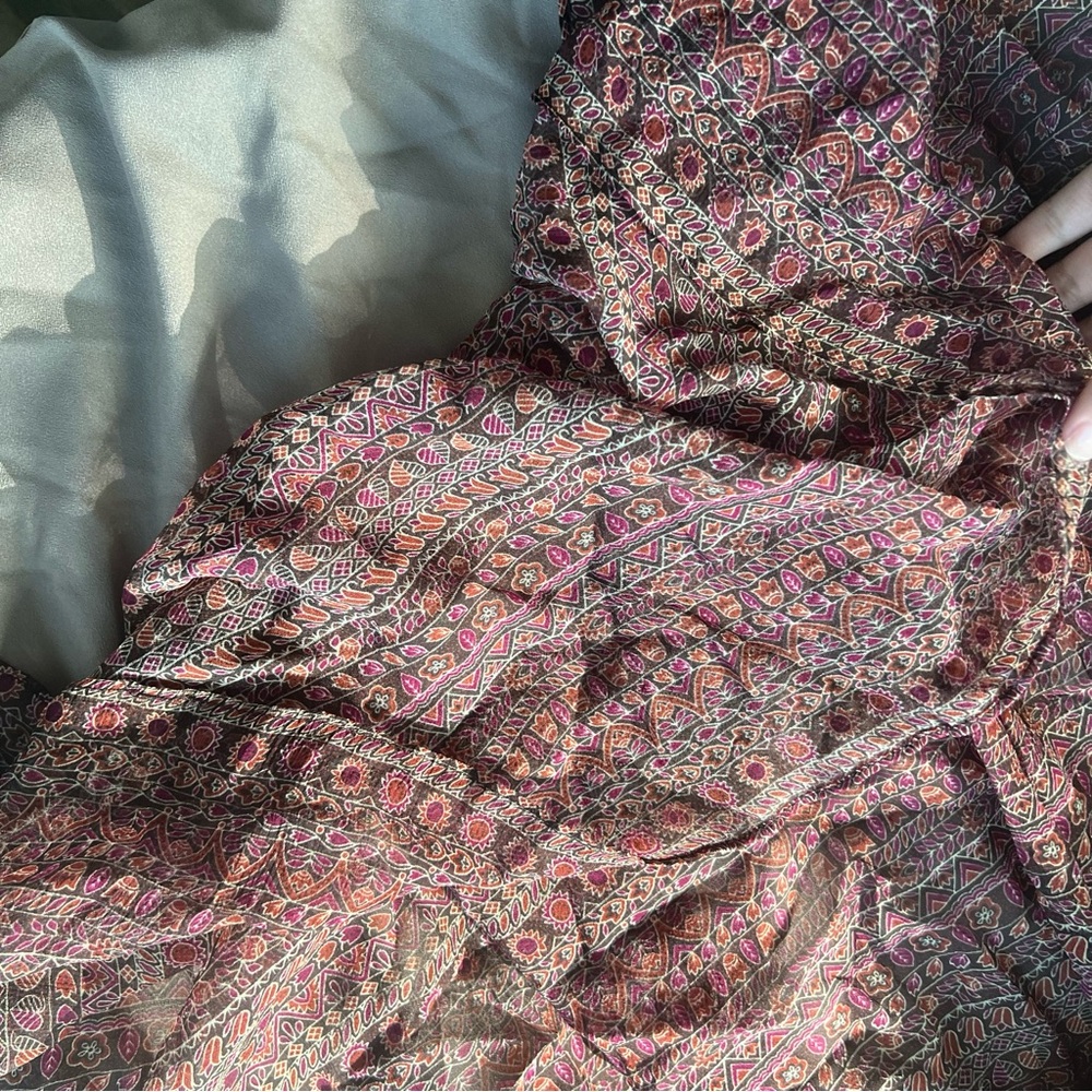 NWT JOIE Alquina MIDI Silk Dress - Picture 5 of 16